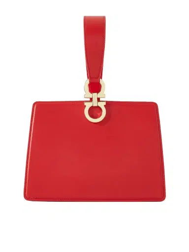 Ferragamo Mini Embellished Glossed-leather Clutch | Thumbnail 1 Ferragamo Mini Embellished Glossed-leather Clutch | Thumbnail 1
