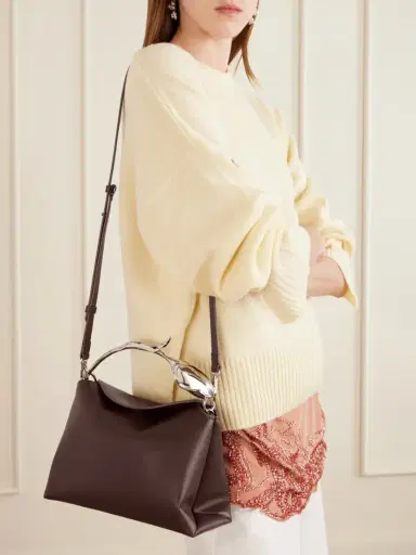 Erdem Bloom Medium Leather Shoulder Bag | Thumbnail 2 Erdem Bloom Medium Leather Shoulder Bag | Thumbnail 2