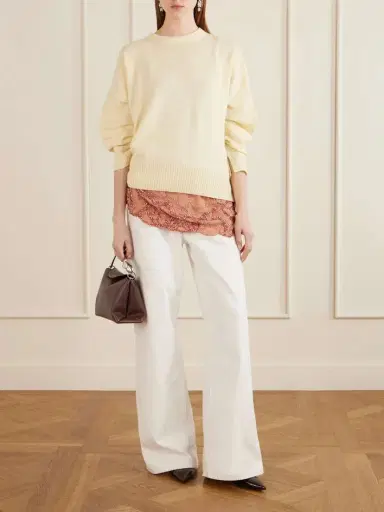 Erdem Bloom Medium Leather Shoulder Bag | Thumbnail 3 Erdem Bloom Medium Leather Shoulder Bag | Thumbnail 3