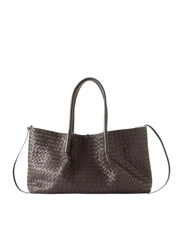 Pinacoteca Medium Intrecciato Leather Tote
