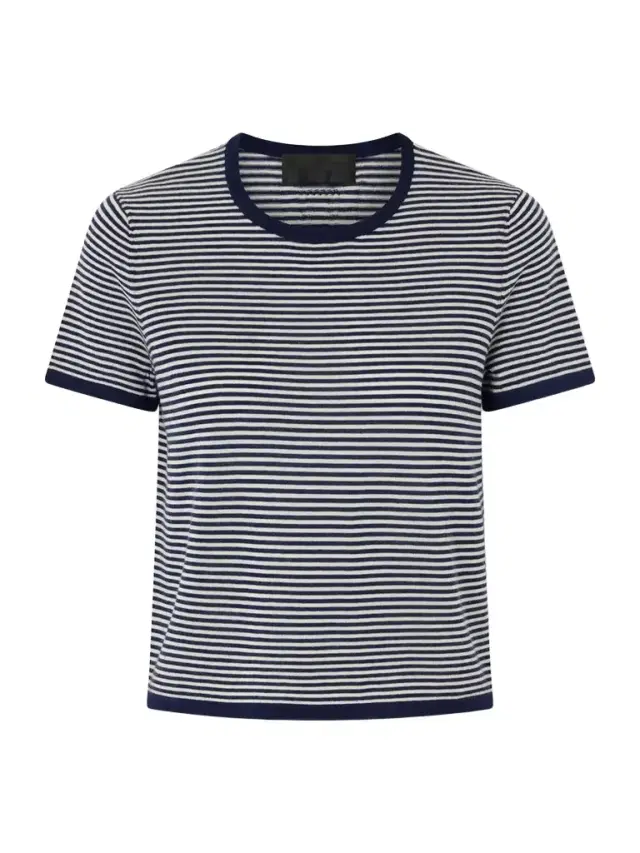 Linka Striped Cashmere T-shirt