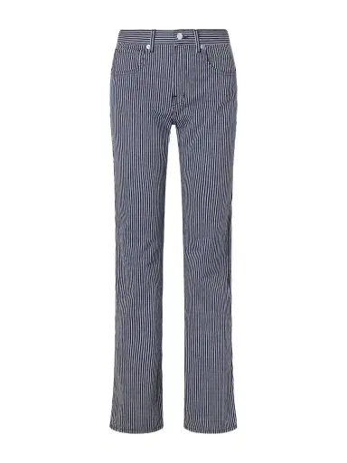 Nili Lotan Celia Striped Straight-leg Jeans | Thumbnail 1 Nili Lotan Celia Striped Straight-leg Jeans | Thumbnail 1