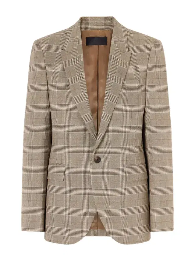 Anabel Prince Of Wales Checked Twill Blazer