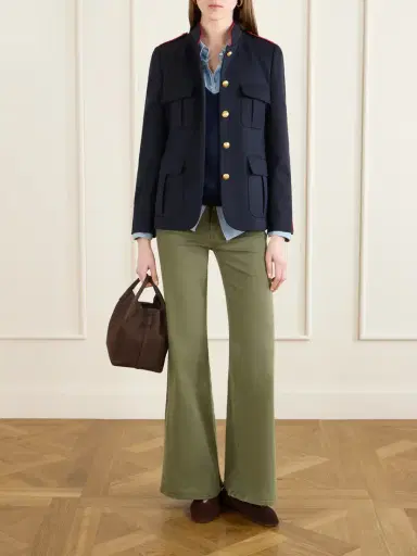 Nili Lotan Silas Wool-gabardine Jacket | Thumbnail 2 Nili Lotan Silas Wool-gabardine Jacket | Thumbnail 2