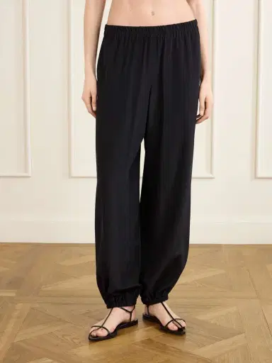 Nili Lotan Parisa Silk Tapered Pants | Thumbnail 3