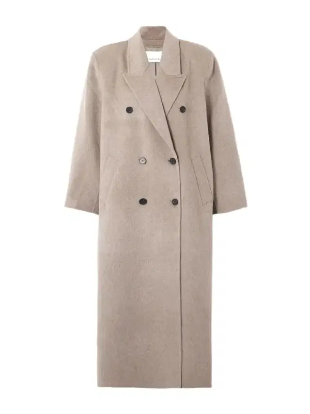 Gaia Oversized Double-breasted Wool-blend Coat