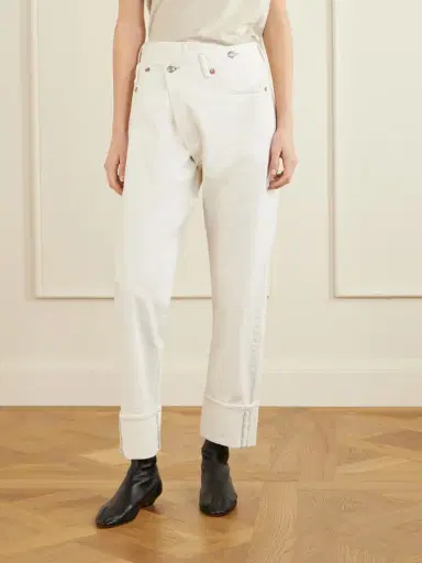 R13 Cuffed Crossover Jeans | Thumbnail 3