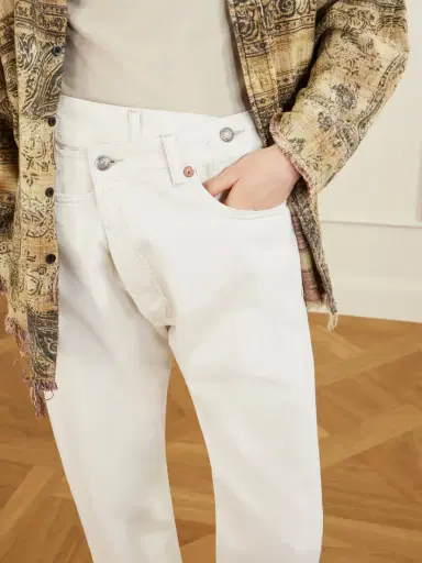 R13 Cuffed Crossover Jeans | Thumbnail 5
