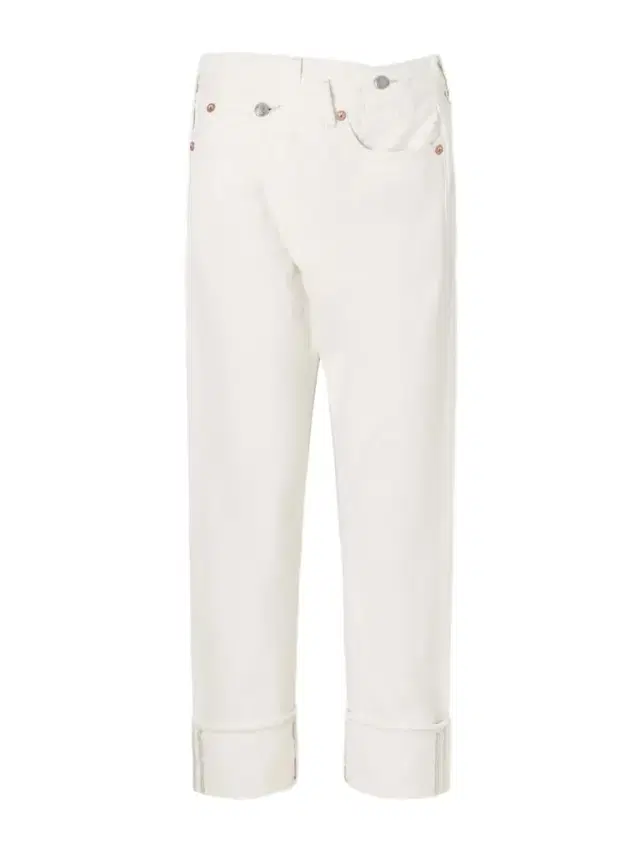 Cuffed Crossover Jeans