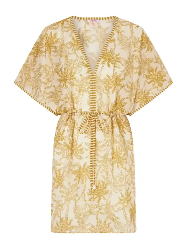 Péninsule Printed Cotton-voile Mini Dress