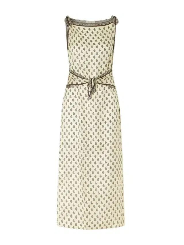Amorette Paisley-print Silk-blend Twill Midi Dress