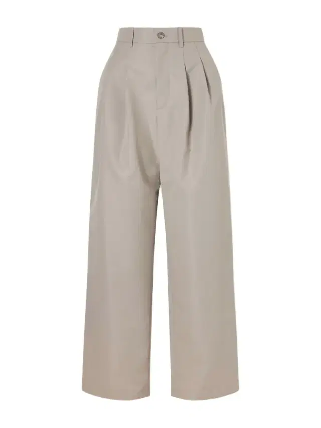 Pleated Cotton-blend Wide-leg Pants