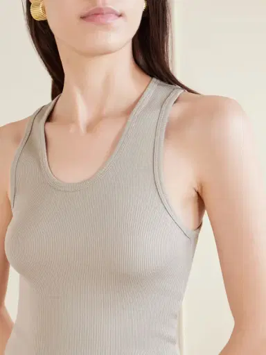 Wardrobe.NYC Ribbed Cotton-jersey Tank | Thumbnail 5 Wardrobe.NYC Ribbed Cotton-jersey Tank | Thumbnail 5