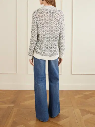 Missoni Striped Crochet-knit Sweater | Thumbnail 4 Missoni Striped Crochet-knit Sweater | Thumbnail 4