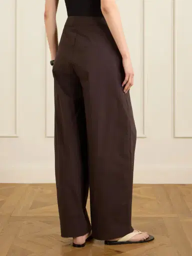 St. Agni Pleated Cotton-blend Poplin Wide-leg Pants | Thumbnail 4 St. Agni Pleated Cotton-blend Poplin Wide-leg Pants | Thumbnail 4