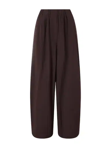 St. Agni Pleated Cotton-blend Poplin Wide-leg Pants | Thumbnail 1 St. Agni Pleated Cotton-blend Poplin Wide-leg Pants | Thumbnail 1
