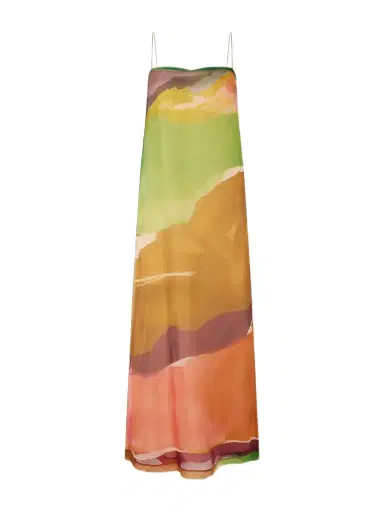 Ulla Johnson Printed Silk-organza Midi Dress | Thumbnail 1 Ulla Johnson Printed Silk-organza Midi Dress | Thumbnail 1
