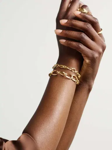 OLE LYNGGAARD COPENHAGEN Love Mini 18-karat Yellow And Rose Gold Bracelet | Thumbnail 4 OLE LYNGGAARD COPENHAGEN Love Mini 18-karat Yellow And Rose Gold Bracelet | Thumbnail 4