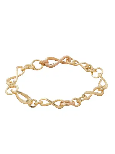 OLE LYNGGAARD COPENHAGEN Love Mini 18-karat Yellow And Rose Gold Bracelet | Thumbnail 1 OLE LYNGGAARD COPENHAGEN Love Mini 18-karat Yellow And Rose Gold Bracelet | Thumbnail 1