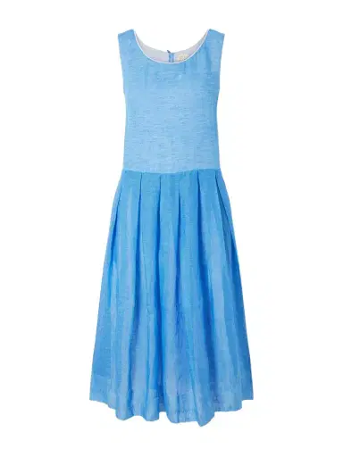 Eka Basil Linen Midi Dress | Thumbnail 1 Eka Basil Linen Midi Dress | Thumbnail 1