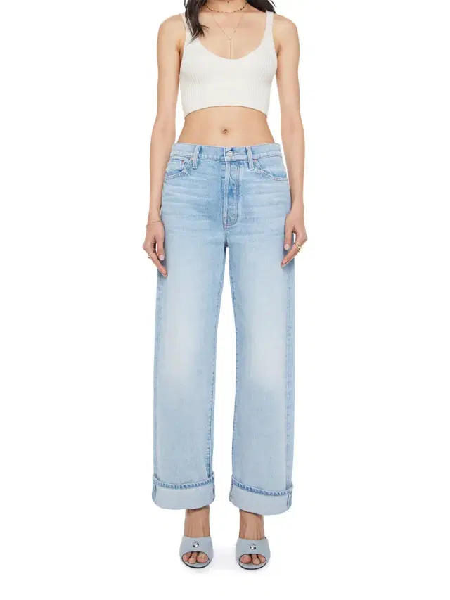 Dodger Button Hover Cuff Jeans