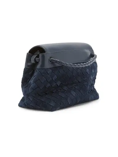 Bottega Veneta Men's Small Andiamo Leather Messenger Bag | Thumbnail 4 Bottega Veneta Men's Small Andiamo Leather Messenger Bag | Thumbnail 4