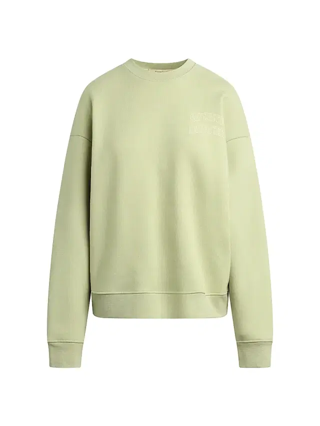 Favorite Daughter Women's The Collegiate Chest Logo Sweatshirt - Light Sage Garden