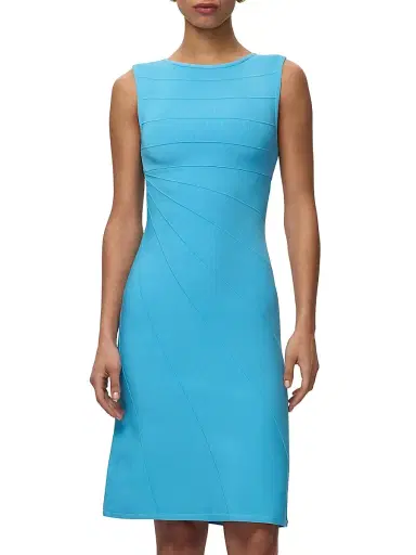 Hervé Léger Women's Rhea Compact-Knit Knee-Length Dress | Thumbnail 3