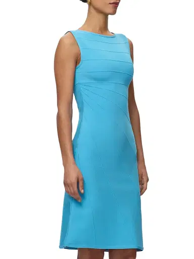 Hervé Léger Women's Rhea Compact-Knit Knee-Length Dress | Thumbnail 4