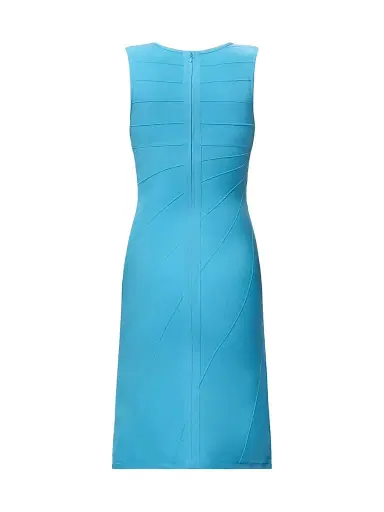Hervé Léger Women's Rhea Compact-Knit Knee-Length Dress | Thumbnail 6