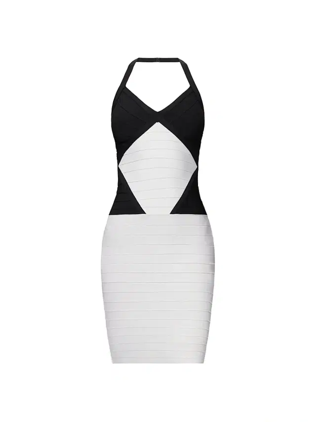 Women's 40th Anniversary The Opening Night Knee-Length Dress - Black Alabaster Combo