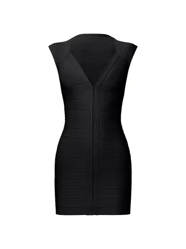 Hervé Léger Women's 40Th Anniversary The Red Carpet Minidress - Black - Size XXS | Thumbnail 1