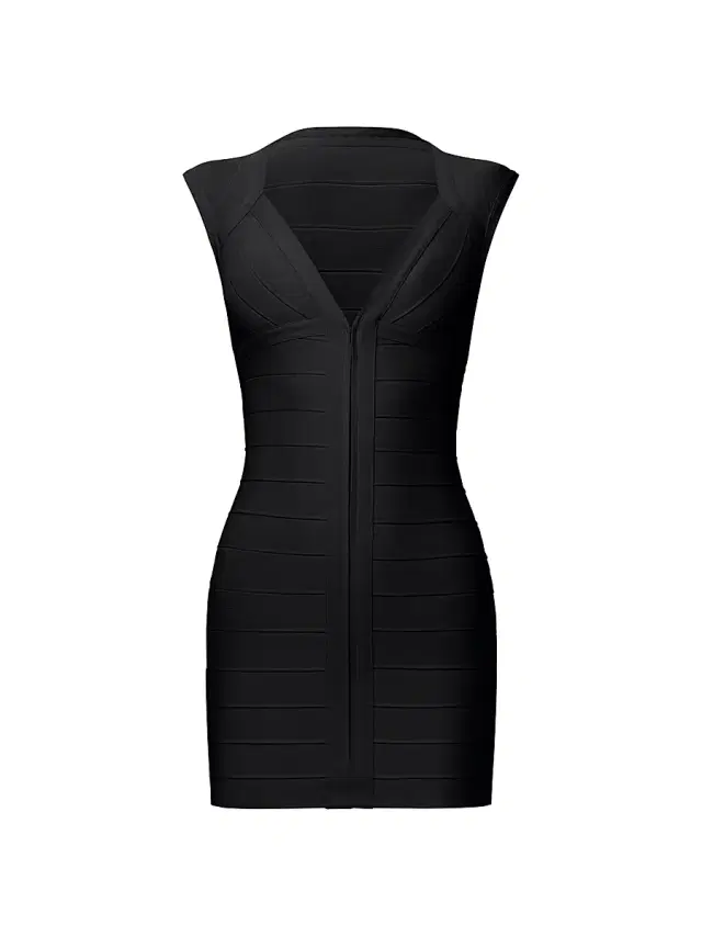 Hervé Léger Women's 40Th Anniversary The Red Carpet Minidress - Black