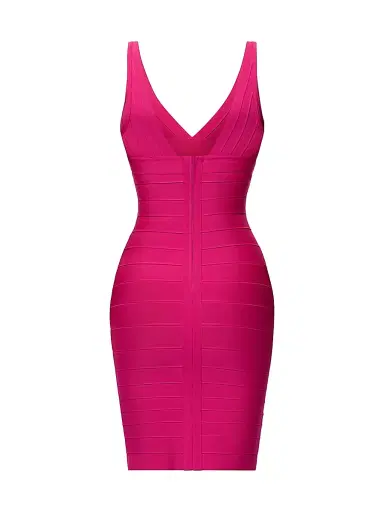 Hervé Léger Women's 40th Anniversary The Backstage Knee-Length Dress - Punch - Size XXS | Thumbnail 6