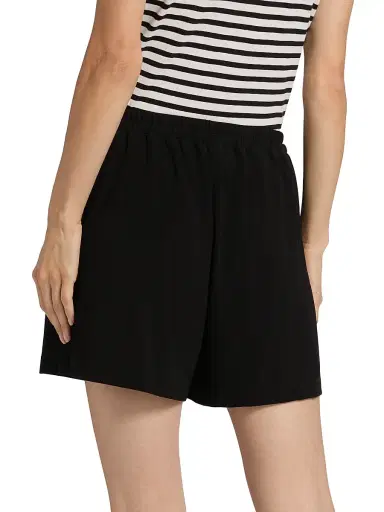 Nili Lotan Women's Frances Drawstring Shorts - Black - Size Large | Thumbnail 5