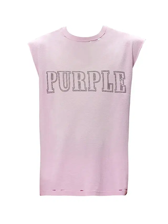 Men's Logo Textured Cotton Tank - Pink
