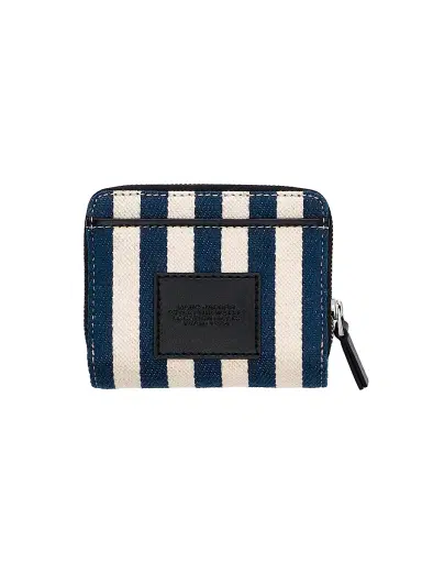 Marc Jacobs Women's Mini Striped Canvas Wallet | Thumbnail 3
