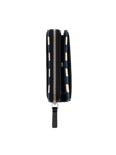 Marc Jacobs Women's Mini Striped Canvas Wallet | Thumbnail 4