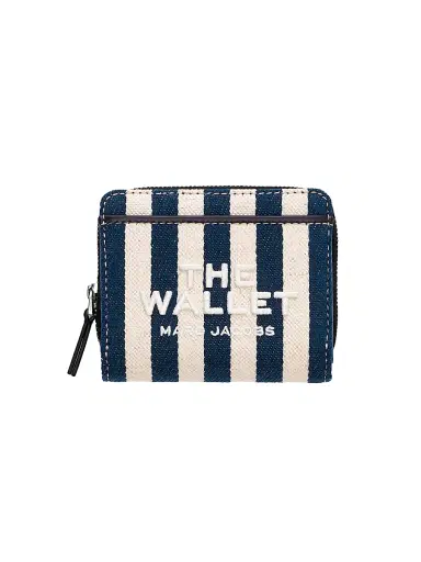 Marc Jacobs Women's Mini Striped Canvas Wallet | Thumbnail 1