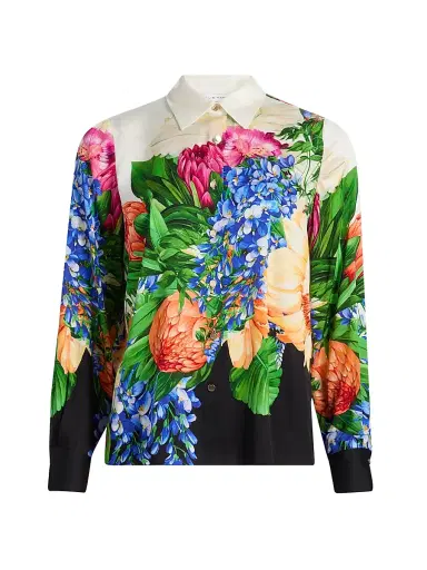 Elie Tahari Women's The Madeline Spring Meadow Shirt - Spring Meadow | Thumbnail 1 Elie Tahari Women's The Madeline Spring Meadow Shirt - Spring Meadow | Thumbnail 1