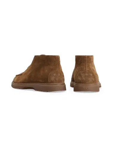 Tod's Men's Suede Desert Chukka Boots - Dark Brown - Size 13 | Thumbnail 3