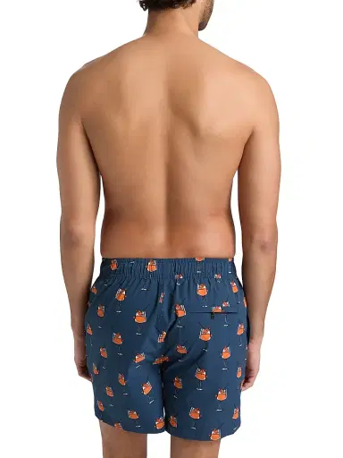 Onia Men's Charles Swim Trunk - Navy Multi | Thumbnail 4