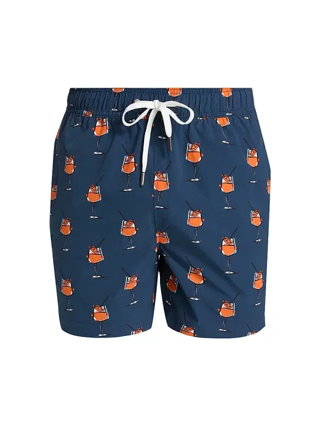 Onia Men's Charles Swim Trunk - Navy Multi