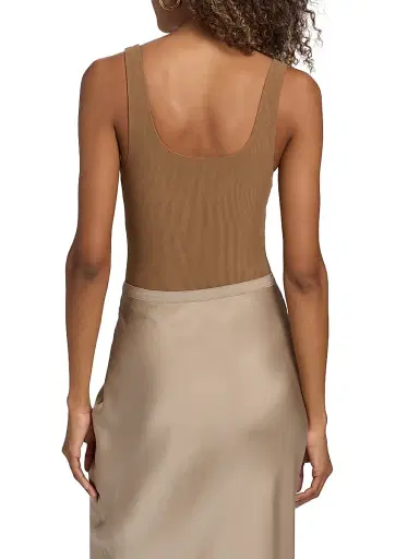 L'Agence Women's Kalea Scoopneck Tank Bodysuit - Dark Macchiato - Size XXL | Thumbnail 5