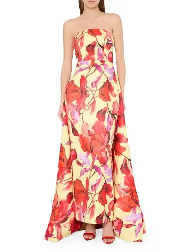 Milly Women's Dorothy Printed Taffeta Dress | Thumbnail 3 Milly Women's Dorothy Printed Taffeta Dress | Thumbnail 3