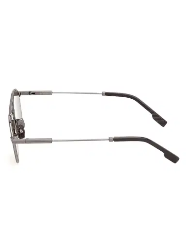 Zegna Men's 54MM Rectangular Sunglasses - Grey Brown | Thumbnail 3 Zegna Men's 54MM Rectangular Sunglasses - Grey Brown | Thumbnail 3