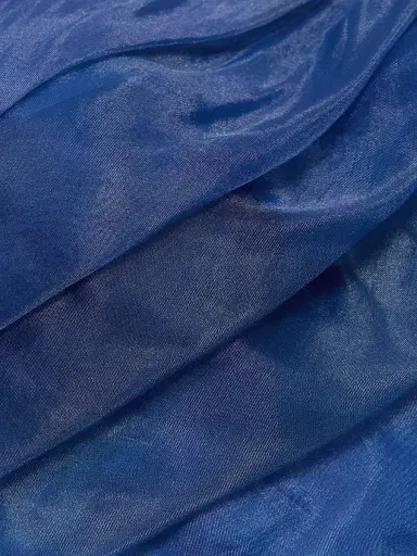 Rene Ruiz Collection Women's Draped Organza Strapless Gown - Navy - Size 16 | Thumbnail 7