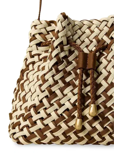 Naghedi Women's Gramercy Double Weave Bucket Bag | Thumbnail 5