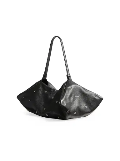 Altuzarra Women's Origami Grommeted Leather Shoulder Bag - Black Silver | Thumbnail 3
