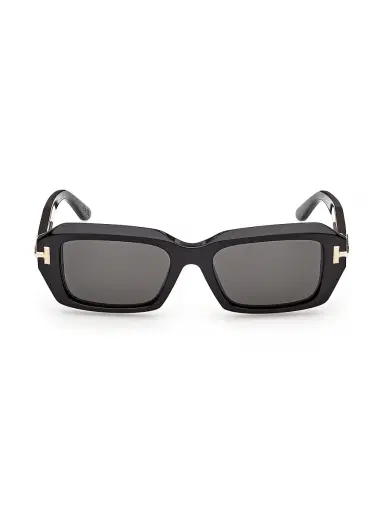 Tom Ford Women's 53MM Rectangular Sunglasses - Black | Thumbnail 2